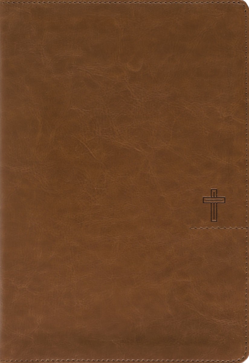 Cover image for Nasb, Thinline Bible, Giant Print, Leathersoft, Brown, Red Letter, 1995 Text, Comfort Print, isbn: 9780310468912