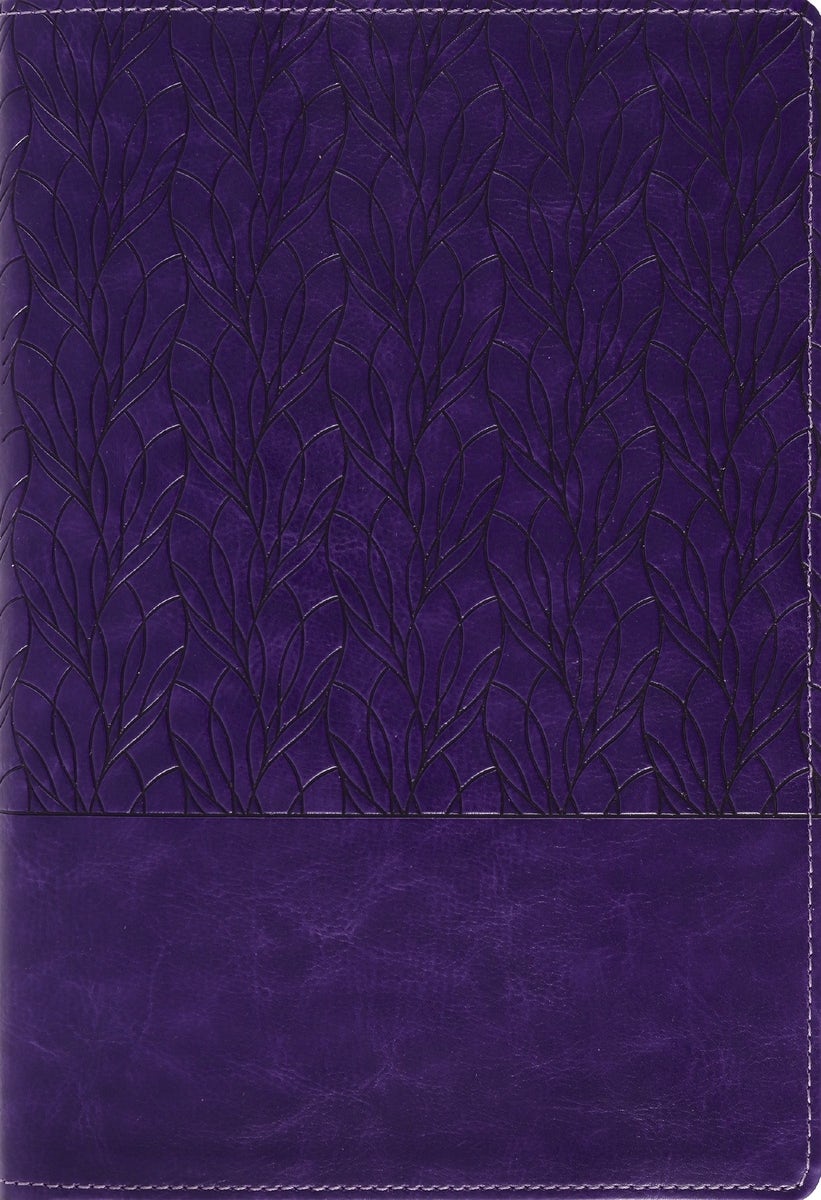 Cover image for Amplified Holy Bible, Large Print, Leathersoft, Purple, isbn: 9780310468943
