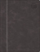 Cover image for Rooted: The NIV Bible for Men, Leathersoft, Gray, Thumb Indexed, Comfort Print, isbn: 9780310469780