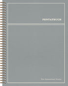 Cover image for Niv, Journal the Word Bible, Single-Column, Spiral-Bound Edition, Pentateuch, Cloth Hardcover Spiral, Blue, Comfort Print, isbn: 9780310470038