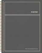 Cover image for Niv, Journal the Word Bible, Single-Column, Spiral-Bound Edition, Poetry, Cloth Hardcover Spiral, Gray, Comfort Print, isbn: 9780310470052