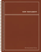Cover image for Niv, Journal the Word Bible, Single-Column, Spiral-Bound Edition, New Testament, Cloth Hardcover Spiral, Red, Red Letter, Comfort Print, isbn: 9780310470076