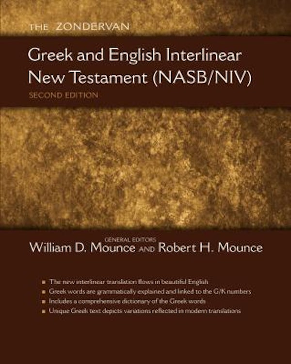 Cover image for Greek and English Interlinear New Testament-PR-NASB/NIV, isbn: 9780310492962