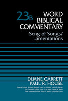 Cover image for Song of Songs and Lamentations, Volume 23b, isbn: 9780310522195
