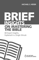 Cover image for Brief Insights on Mastering the Bible, isbn: 9780310566601