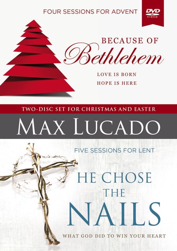Cover image for Because of Bethlehem/He Chose the Nails Video Study, isbn: 9780310687849