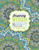 Cover image for Inspiring Words Coloring Book, isbn: 9780310757283