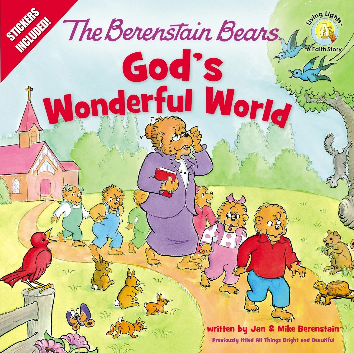 Cover image for The Berenstain Bears God's Wonderful World, isbn: 9780310762010