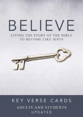 Cover image for Believe Key Verse Cards: Adult/Student, isbn: 9780310886440