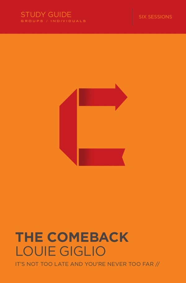 Cover image for The Comeback Bible Study Guide, isbn: 9780310887386