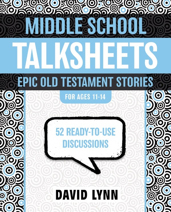 Cover image for Middle School Talksheets, Epic Old Testament Stories, isbn: 9780310889298
