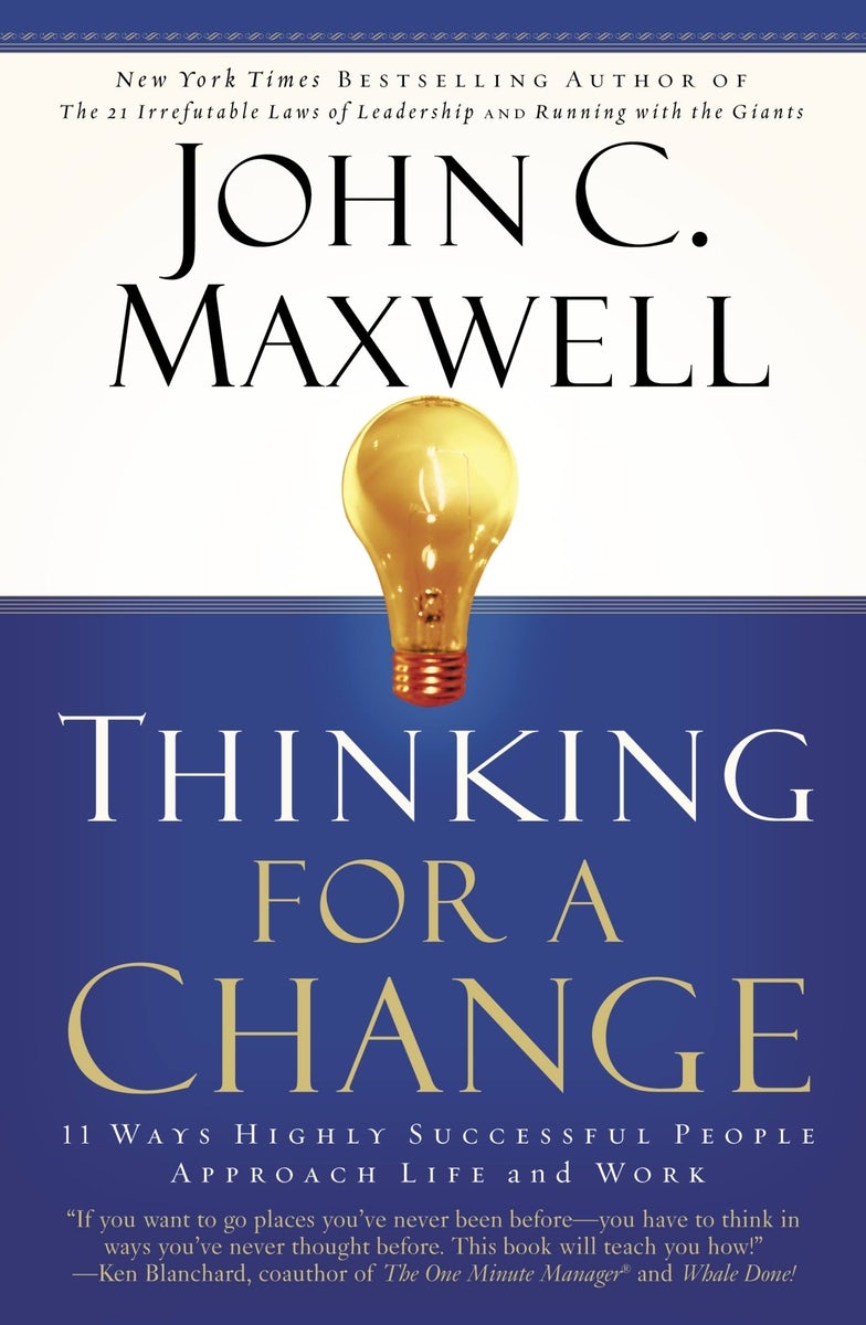 Cover image for Thinking for a Change, isbn: 9780446692885