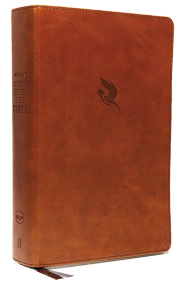 Cover image for NKJV, Spirit-Filled Life Bible, Third Edition, Imitation Leather, Brown, Indexed, Red Letter Edition, Comfort Print, isbn: 9780529100542