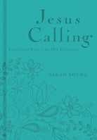 Cover image for Jesus Calling, Teal Leathersoft, with Scripture References, isbn: 9780529100771