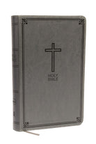 Cover image for NKJV, Deluxe Gift Bible, Imitation Leather, Gray, Red Letter Edition, isbn: 9780718075040