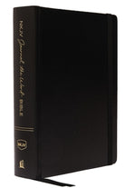 Cover image for NKJV, Journal the Word Bible, Large Print, Hardcover, Black, Red Letter Edition, isbn: 9780718090838