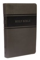 Cover image for KJV, Deluxe Gift Bible, Imitation Leather, Gray, Red Letter Edition, isbn: 9780718097820