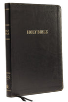 Cover image for KJV, Thinline Bible, Large Print, Imitation Leather, Black, Red Letter Edition, isbn: 9780718098070
