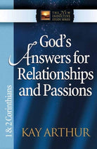 Cover image for God's Answers for Relationships and Passions, isbn: 9780736908016