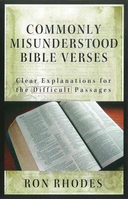 Cover image for Commonly Misunderstood Bible Verses, isbn: 9780736921756