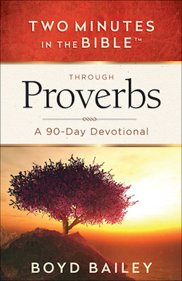 Cover image for Two Minutes in the Bible Through Proverbs, isbn: 9780736965309