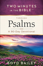 Cover image for Two Minutes in the Bible Through Psalms, isbn: 9780736965774