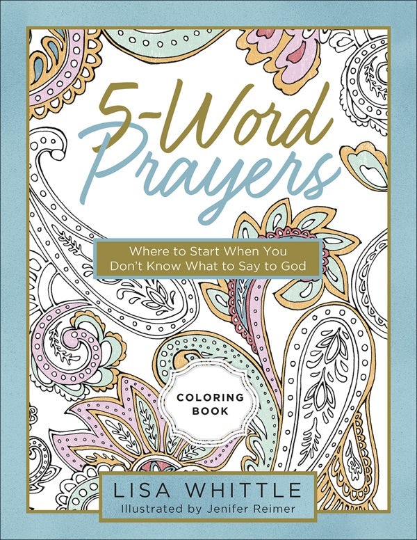 Cover image for 5-Word Prayers Coloring Book, isbn: 9780736970730