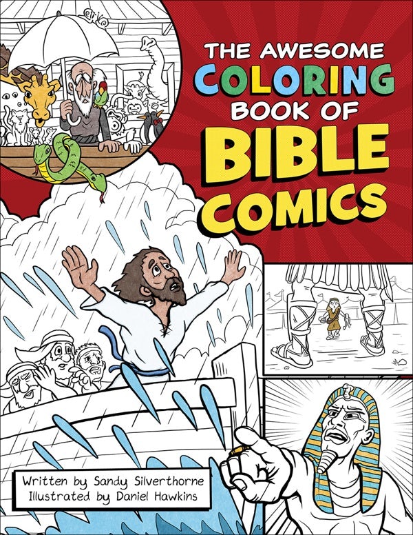 Cover image for The Awesome Coloring Book of Bible Comics, isbn: 9780736971034