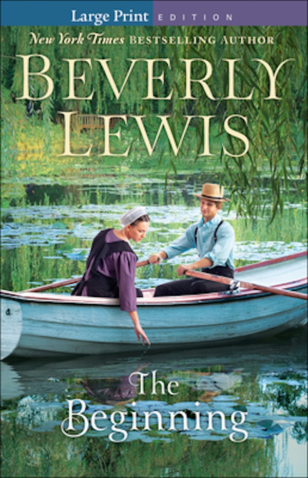 Cover image for Beginning (large print), isbn: 9780764237522