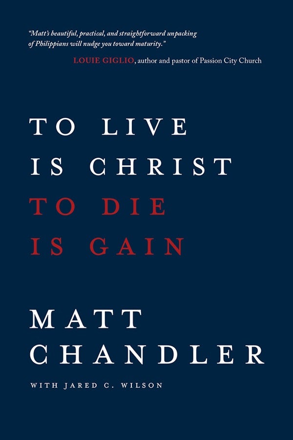 Cover image for To Live Is Christ to Die Is Gain, isbn: 9780781412179