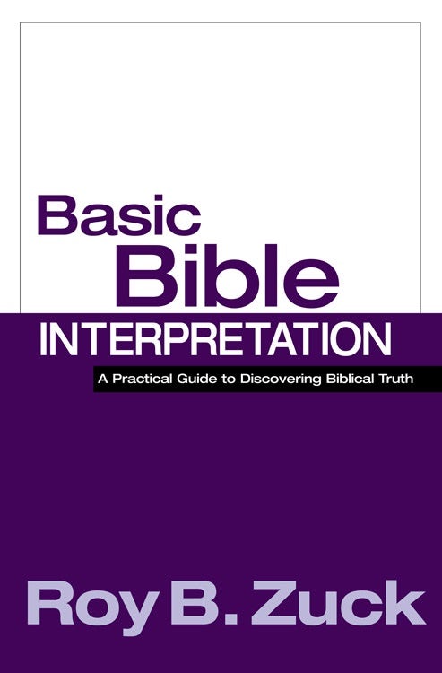 Cover image for Basic Bible Interpretation, isbn: 9780781438773
