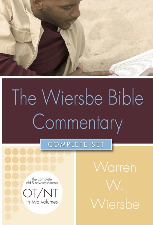 Cover image for Wiersbe Bible Commentary 2 Vol Set, isbn: 9780781445412