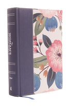 Cover image for NIV, the Woman's Study Bible, Cloth Over Board, Blue Floral, Full-Color, isbn: 9780785215158