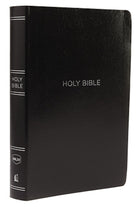 Cover image for NKJV, Reference Bible, Center-Column Giant Print, Leather-Look, Black, Indexed, Red Letter Edition, Comfort Print, isbn: 9780785217701