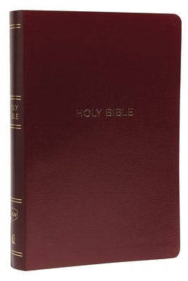 Cover image for NKJV, Reference Bible, Center-Column Giant Print, Leather-Look, Burgundy, Indexed, Red Letter Edition, Comfort Print, isbn: 9780785217732