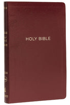Cover image for NKJV, Thinline Reference Bible, Leather-Look, Burgundy, Red Letter Edition, Comfort Print, isbn: 9780785217831