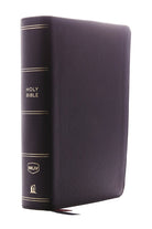 Cover image for NKJV, Single-Column Reference Bible, Genuine Leather, Black, Red Letter Edition, Comfort Print, isbn: 9780785218159