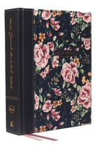 Cover image for NKJV, Journal the Word Bible, Cloth Over Board, Gray Floral, Red Letter Edition, Comfort Print, isbn: 9780785218425