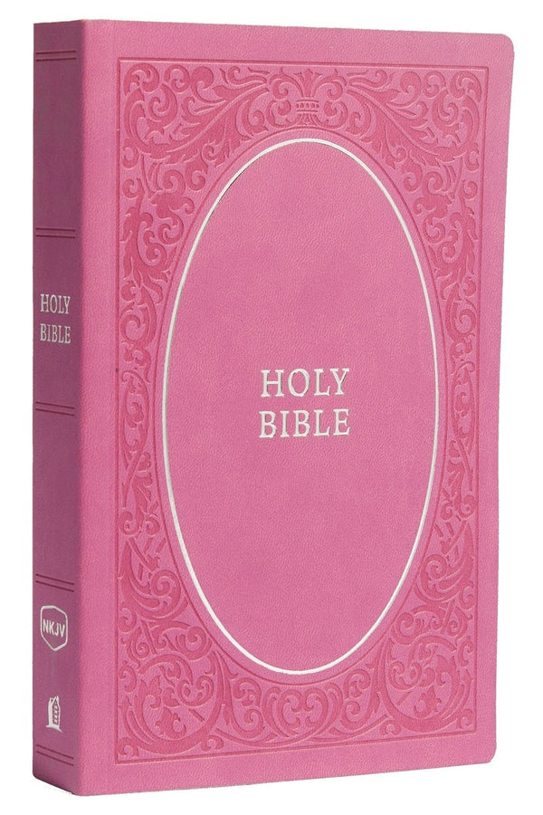 Cover image for NKJV, Holy Bible, Soft Touch Edition, Imitation Leather, Pink, Comfort Print, isbn: 9780785219521