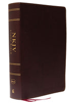 Cover image for NKJV Study Bible, Bonded Leather, Burgundy, Full-Color, Thumb Indexed, Comfort Print, isbn: 9780785220671