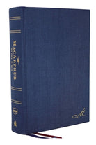 Cover image for Nkjv, MacArthur Study Bible, 2nd Edition, Cloth Over Board, Blue, Comfort Print, isbn: 9780785223030