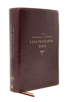 Cover image for Nkjv, Charles F. Stanley Life Principles Bible, 2nd Edition, Leathersoft, Burgundy, Comfort Print, isbn: 9780785225416