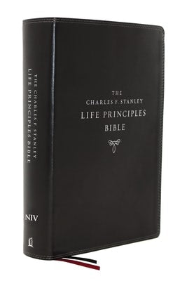 Cover image for Niv, Charles F. Stanley Life Principles Bible, 2nd Edition, Leathersoft, Black, Comfort Print, isbn: 9780785225577