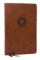 Cover image for Nkjv, Thinline Bible Youth Edition, Leathersoft, Brown, Red Letter Edition, Comfort Print, isbn: 9780785225775