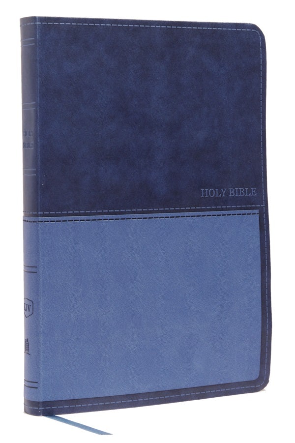 Cover image for Kjv, Value Thinline Bible, Large Print, Leathersoft, Blue, Red Letter Edition, Comfort Print, isbn: 9780785225898