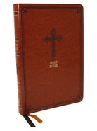 Cover image for Kjv, Thinline Bible, Large Print, Leathersoft, Brown, Red Letter Edition, Comfort Print, isbn: 9780785225935