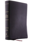 Cover image for The Niv, Open Bible, Leathersoft, Black, Red Letter Edition, Comfort Print, isbn: 9780785230250