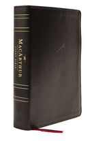 Cover image for Nasb, MacArthur Study Bible, 2nd Edition, Leathersoft, Black, Comfort Print, isbn: 9780785230335