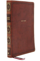Cover image for Kjv, Thinline Bible, Giant Print, Leathersoft, Brown, Thumb Indexed, Red Letter Edition, Comfort Print, isbn: 9780785231660