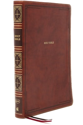 Cover image for Kjv, Thinline Bible, Giant Print, Leathersoft, Brown, Thumb Indexed, Red Letter Edition, Comfort Print, isbn: 9780785231660